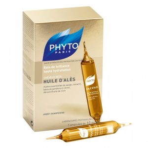 PHYTO HUILE D’ALÈS BAIN DE BRILLANCE HAUTE HYDRATATION CHEVEUX SECS 5*10ML
