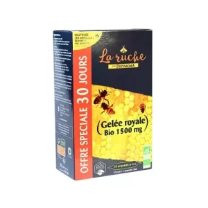 GELÉE ROYALE 1500 MG PAR AMPOULE (30 AMPOULE DE 15 ML)