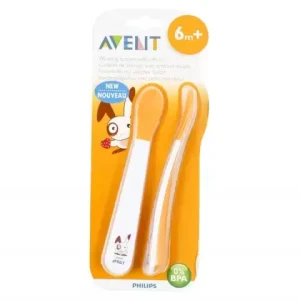 AVENT 2 CUILLÈRES DE SEVRAGE BÉBÉ 6M+