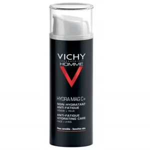 VICHY HOMME HYDRA MAG C+ SOIN HYDRATANT ANTI-FATIGUE VISAGE+YEUX 50 ML
