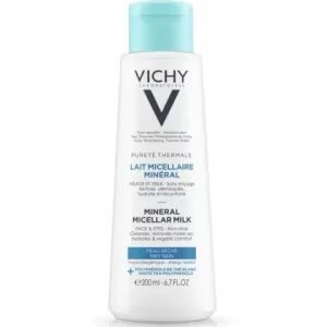VICHY PURETE THERMALE LAIT MICELLAIRE MINERAL PEAU SECHE 200ML