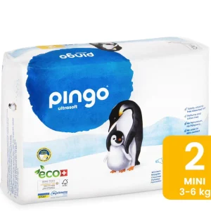 Pingo Couches Écologique Jetables Mini Taille 2 3-6kg/42 PCS