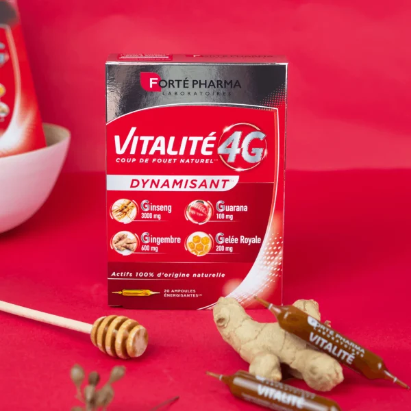 Forté Pharma Vitalité 4g Dynamisant – 20 Ampoules +10 offertes – Image 2