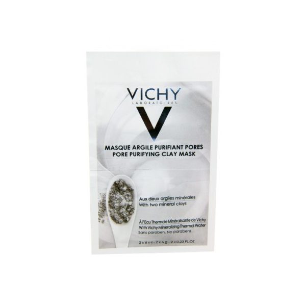 VICHY MASQUE ARGILE PURIFIANT PORES 2 X 6ML