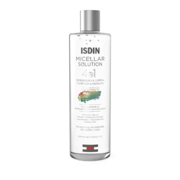 Isdin Micellar Solution 4en1 Peau Sensible Flacon 400ml