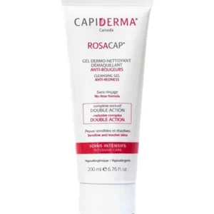 Capiderma – Rosacap Gel Derme-Nettoyant Démaquillant Anti-Rougeurs – 200 Ml