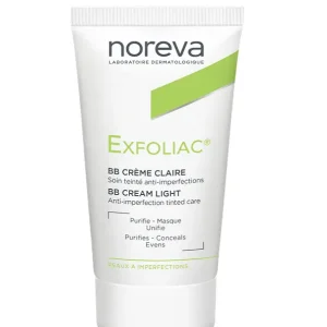 NOREVA EXFOLIAC BB CRÈME CLAIRE 30 Ml