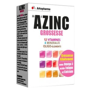 Arkopharma Azinc Grossesse 12 Vitamines – 30 Comprimés