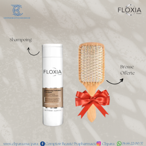 Floxia Shampooing Profond Cheveux Gras 200ml = Brosse Cheveux Offerte
