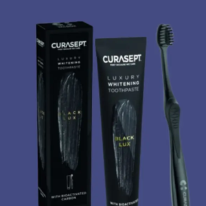 CURASEPT BLACK LUXURY WHITENING DENTIFRICE 75ML = 1 Brosse À Dent OFFERT
