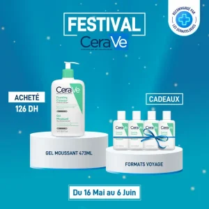 CeraVe Gel Moussant Nettoyant Peau Normale À Grasse | 473ml