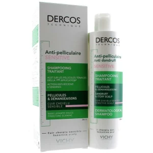 Dercos Anti-Pelliculaire Sensitive Shampoing Traitant Flacon 200ml