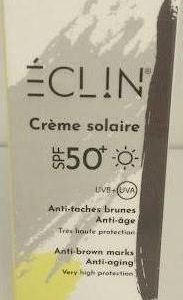Eclin Ecran solaire Anti-Tâche Anti-Age SPF50+ 50Ml