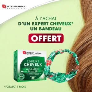 Forté Pharma Expert Cheveux – 28 Comprimés = Bandeau Offert