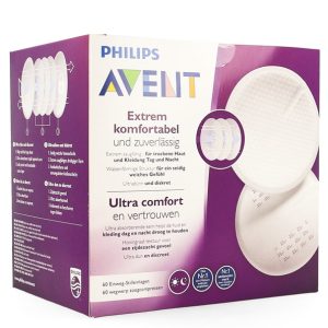 Avent – SCF254/61 – Coussinets d’allaitement X60