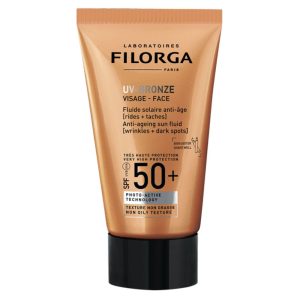 FILORGA UV-Bronze Visage Fluide Solaire Anti-Âge SPF50+ – 40 Ml