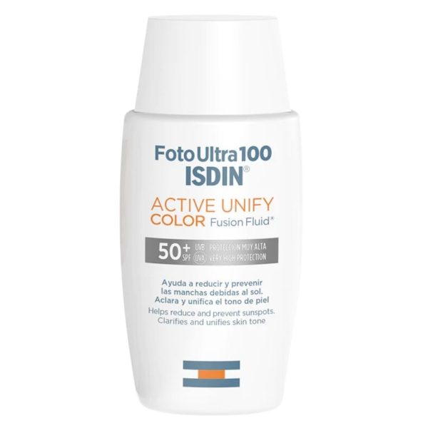 Isdin FotoUltra 100 Active Unify Color Fusion Fluid Solaire Anti-Taches Spf50 – 50ml