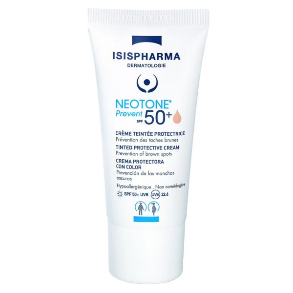 Isispharma Neotone Prevent Crème Solaire Anti-Taches Teintée Spf50 – 30ml