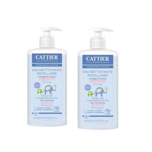 OFFRE CATTIER EAU NETTOYANTE MICELLAIRE 500ML 2 PRODUITS