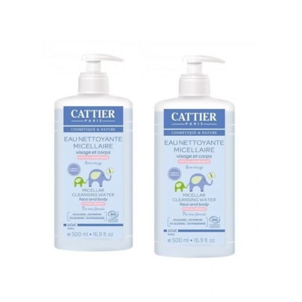 OFFRE CATTIER EAU NETTOYANTE MICELLAIRE 500ML 2 PRODUITS