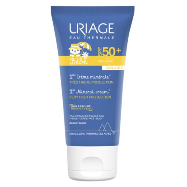 Uriage Bébé 1ère Crème Solaire Minérale Spf50 - 50ml