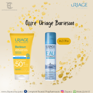 Uriage bariesun Duo pack " Ecran teinte claire + crème lavante 50ml"