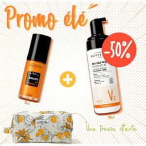 Novexpert Duo Booster Eclat Serum Booster Vitamine C+Mousse Flash Eclat