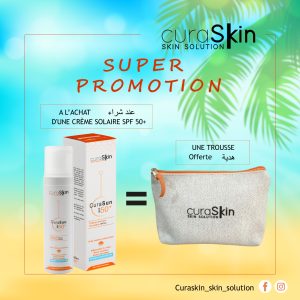Curaskin Curasun Ecran Invisible Spf50+ 50ml = 1 Trousse Offerte