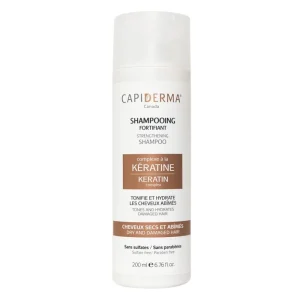 Capiderma Kératine Shampooing Fortifiant Tonifiant & Hydratant – 200ml