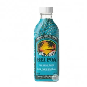HEI POA HUILE PUR MONOÏ TAHITI SOIN CAPILLAIRE CHEVEUX SECS ET ABIMÉS 100ML