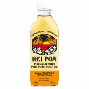 HEI POA PUR MONOÏ TAHITI PARFUM FRANGIPANIER HEI POA - FLACON DE 100 ML