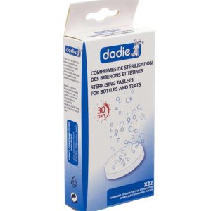 Dodie – Comprimés de stérilisation biberons & tétines (x32)