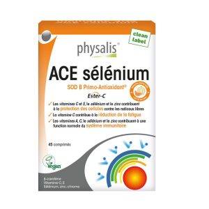 Physalis ACE Sélénium 45 Comprimés