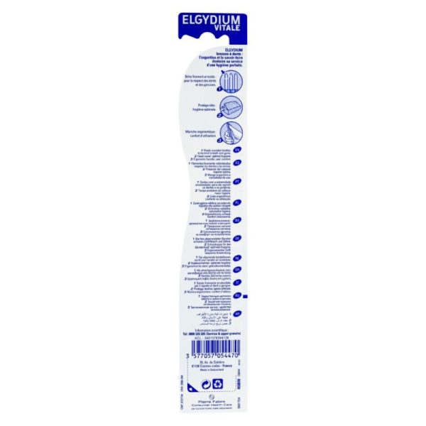 Elgydium Brosse à Dents Vitale – Medium – Image 2