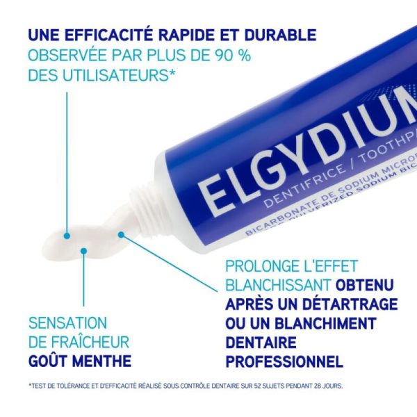 Elgydium Dentifrice Blancheur – 75ml – Image 4