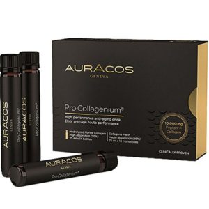 Auracos Pro.Collagenium Elixir Anti-Âge Collagène Marin Buvable – 14 Flacons