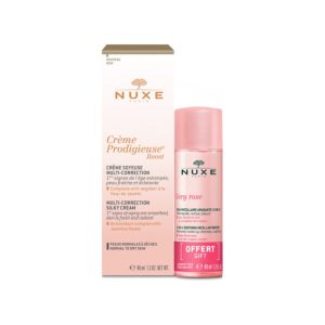 Nuxe Crème Fraiche Crème Riche Peaux Normal 30ml+Very Rose Eau Micellaire 50ml Pack