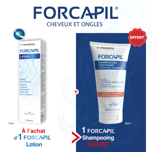 FORCAPIL PACK LOTION ANTI CHUTE = FORCAPIL SHAMPOOING ENERGISANT OFFERT