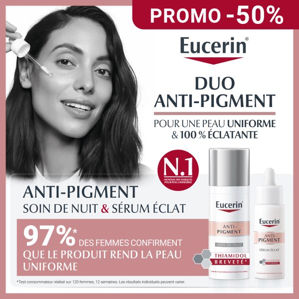 Eucerin ANTI-PIGMENT SOIN DE NUIT 50 ML & SERUM ECLAT -50% – Image 2