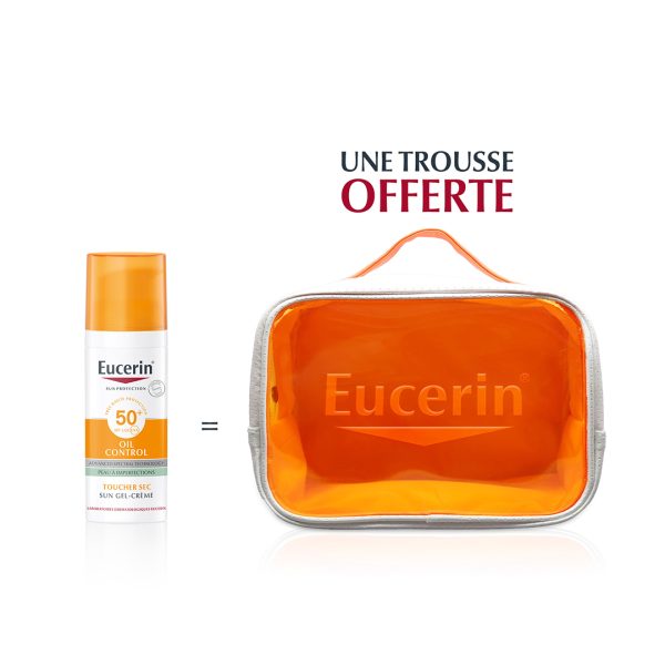 Eucerin SUN TOUCHER SEC GEL CRÈME HUILE CONTROLE = TROUSSE Offerte – Image 4
