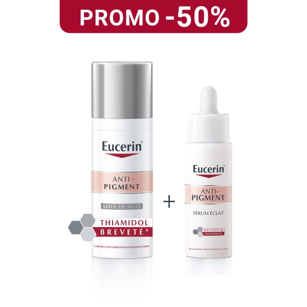 Eucerin ANTI-PIGMENT SOIN DE NUIT 50 ML & SERUM ECLAT -50%