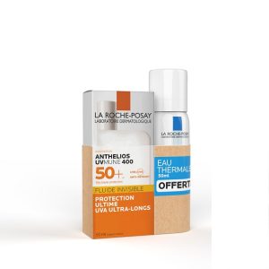 La Roche-Posay ANTHELIOS UVMUNE 400 Crème Solaire Fluide Invisible = Eau Thermale 50ml Offerte