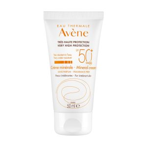 Eau Thermale Avène Ecran Solaire Crème Minéral Spf 50+ – 50ml