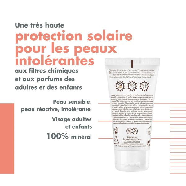 Eau Thermale Avène Ecran Solaire Crème Minéral Spf 50+ – 50ml – Image 4