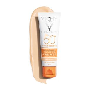 Vichy Capital Soleil Soin Anti-Tâches Teinté 3en1 SPF50+ Tous Types de Peaux | 50ml