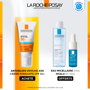 La Roche Posay ANTHELIOS UVMUNE 400 CRÈME FONDANTE SOLAIRE SPF50+ Peau sensible normales à sèches |50ml
