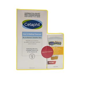 Cetaphil – Lotion Nettoyante – 200 ml + Cetaphil sun Echantillon pack